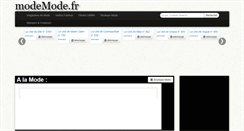 Desktop Screenshot of modemode.fr