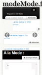 Mobile Screenshot of modemode.fr