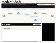 Tablet Screenshot of modemode.fr